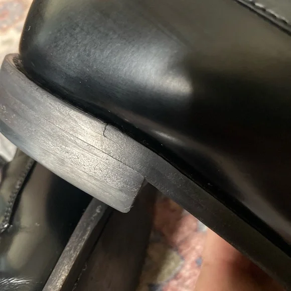 Louis Vuitton Black Chess Flat Leather Loafers - Picture 12 of 13